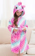 Unicorn Dots Bathrobe bathrobe Little Palace Store